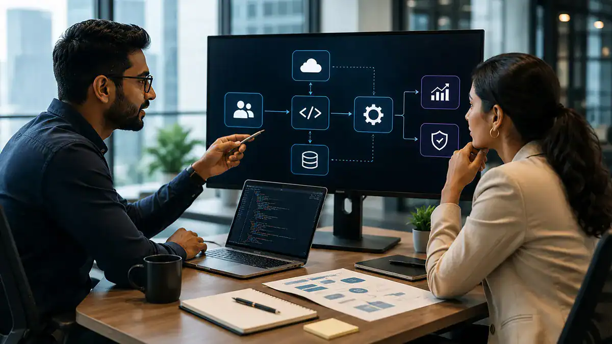 Software development consulting process from discovery to implementation