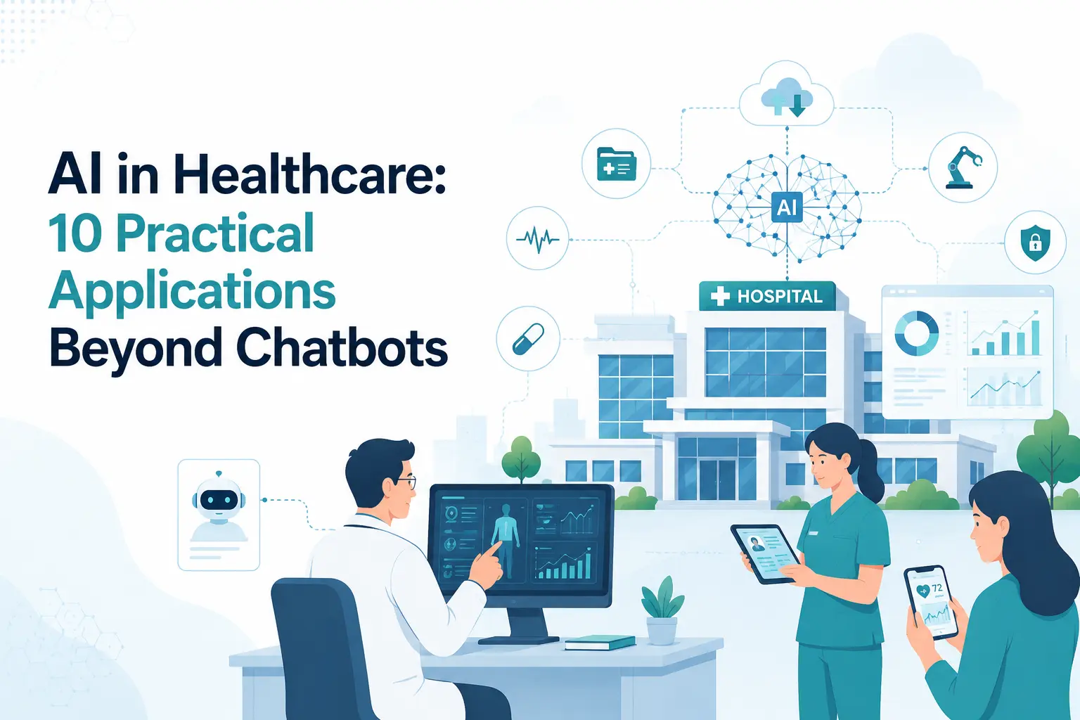 AI transforming hospital operations beyond healthcare chatbots