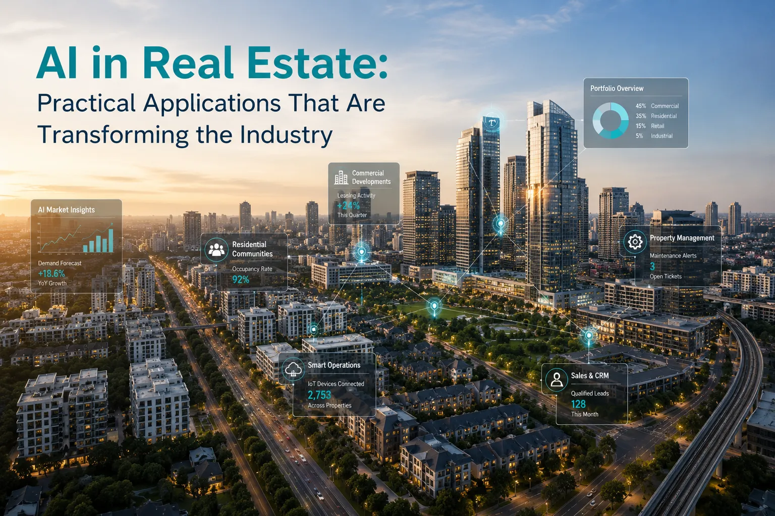 AI in real estate transforming property development, sales and management