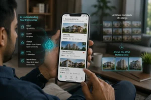 AI-powered personalized property recommendations based on buyer preferences