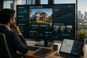 AI-powered property valuation using real estate market and property data