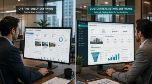 Comparison of off-the-shelf and custom real estate software