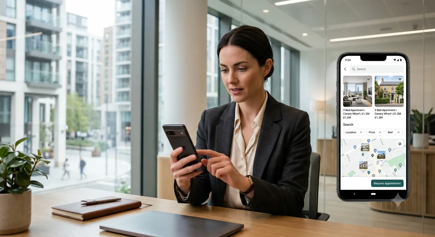 Real estate mobile app development for property businesses